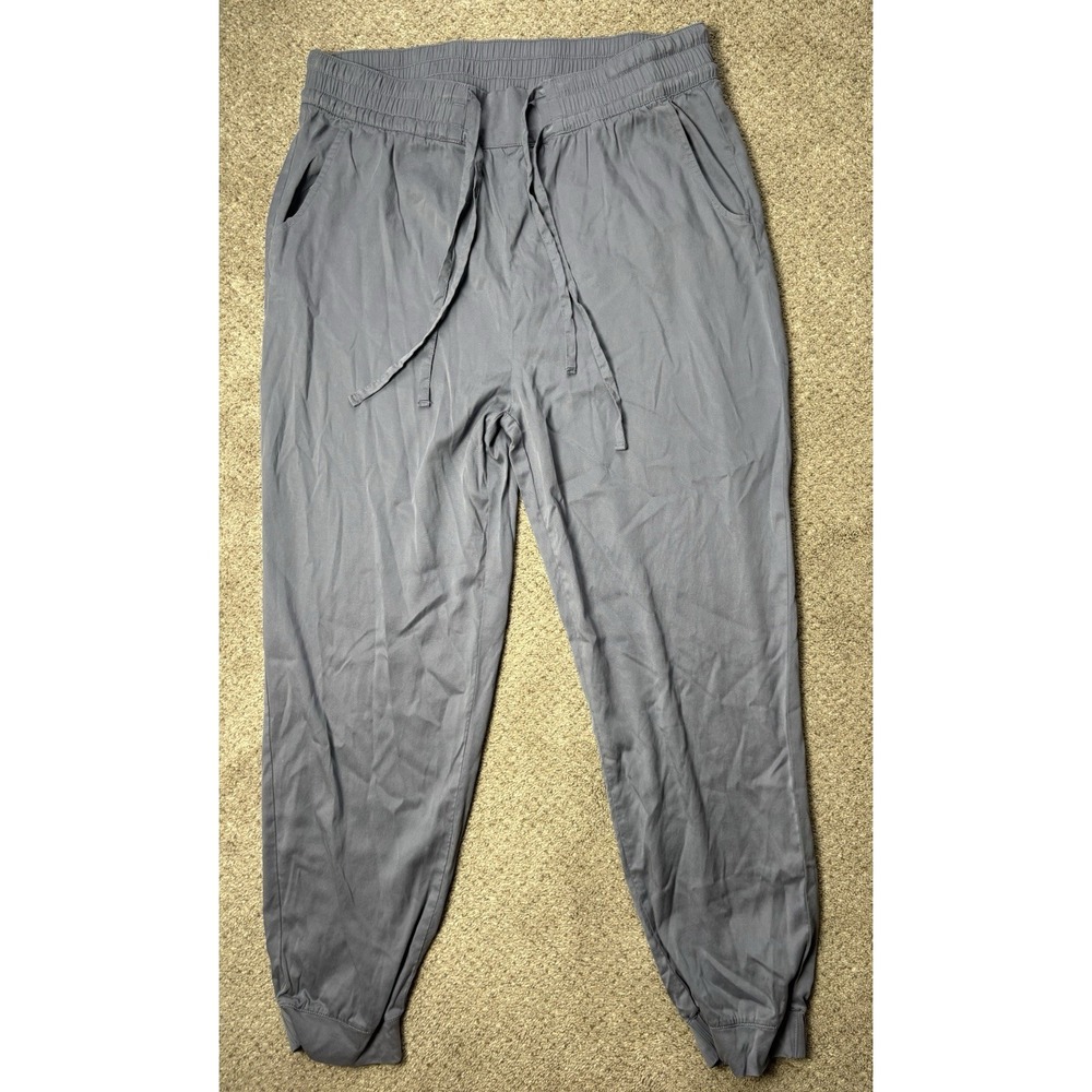 Travis‎ Mathew Women's XL Sunny Outlook Jogger Pants Solid Gray Blue New Golf - Picture 2 of 8